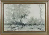 Boaters By a Lake, Brunk Auctions 2018
