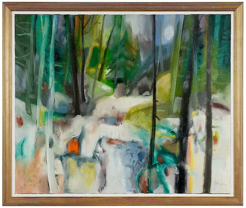 Carl Blair, Frozen Hollow #736, 1986, oil on canvas