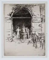 James Abbott McNeill Whistler, The Flaming Forge, Ajaccio