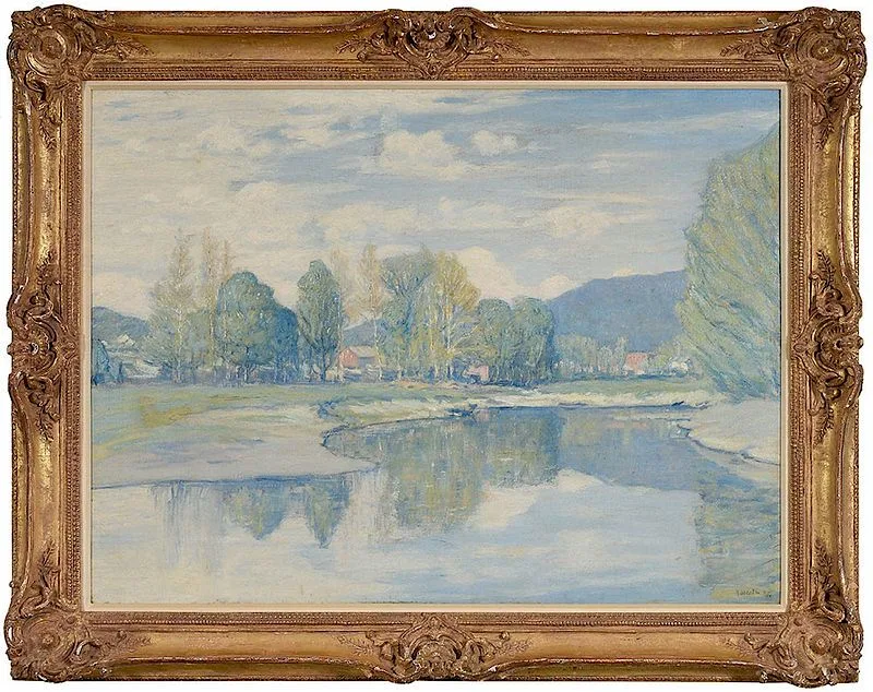 River Valley by Henry Golden Dearth, 1905, oil on canvas, sold Nov 2018