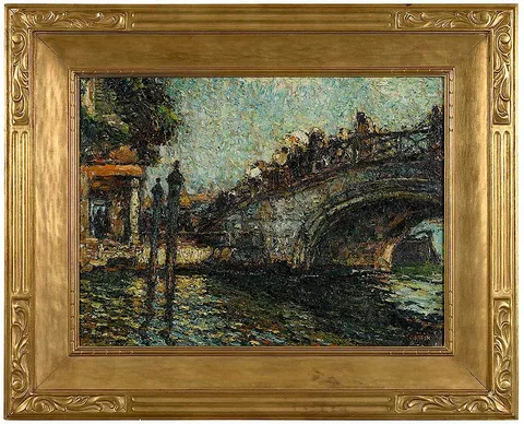 Walter Griffin, The Bridge in Venice, c. 1913, oil on canvas