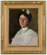 William Merritt Chase, Portrait of a Young Girl
