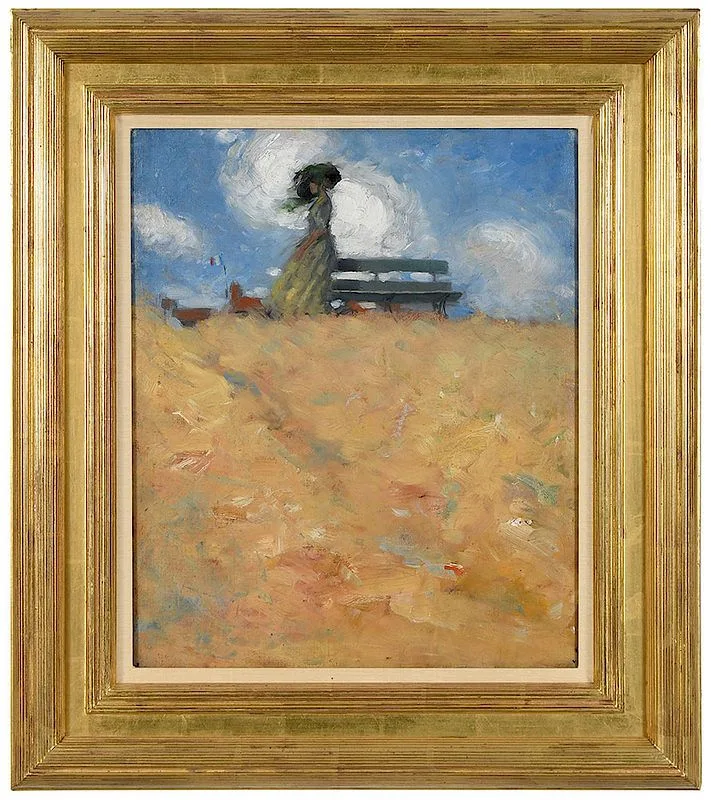 Edwin Murray MacKay, Woman with a Parasol, oil on canvas