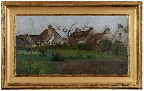Louis Ritter, Giverny Landscape, oil on canvas