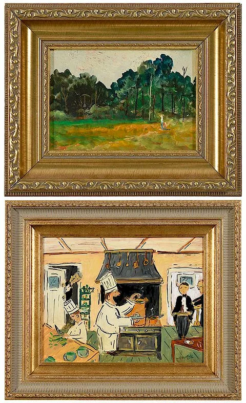Wilfred J. Huettel, Golden Pond, oil on canvas