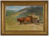 John Joseph Enneking, Loading the Hay Wagon, New Hampshire