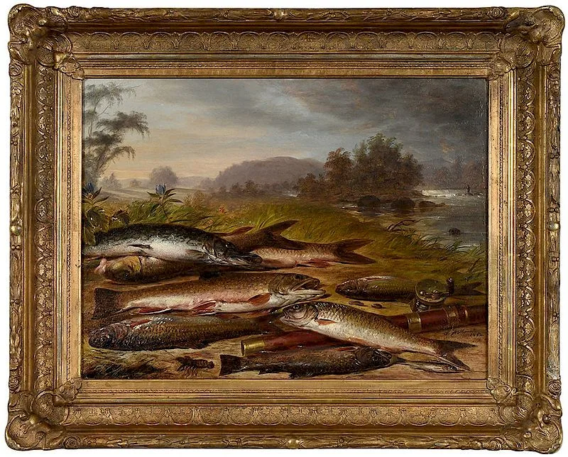 Shepard Alonzo Mount, Catch of the Day, 1862, oil on canvas