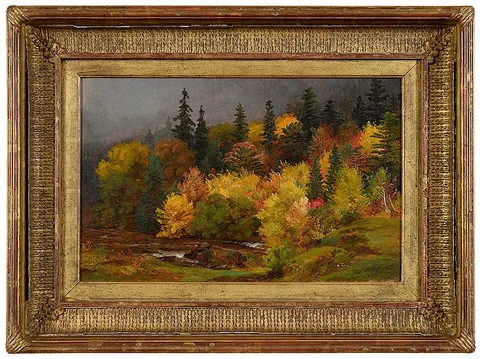 Jasper Francis Cropsey, Autumn Foliage in the White Mountains, 1861, oil on canvas