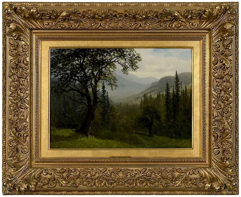 Albert Bierstadt, June in New Hampshire, c. 1870, oil on board