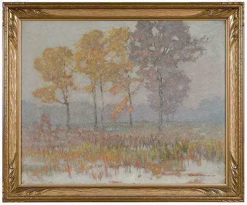 Alfred Jansson, Marsh Landscape, 1911, oil on canvas