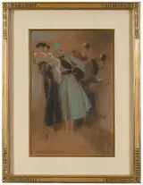 Everett Shinn, If Worse Comes to Worse We Will Look at Their Etchings
