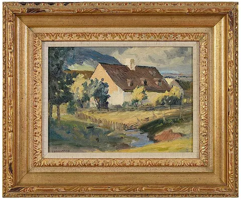 Louis Oscar Griffith, Canadian Scene, oil on board