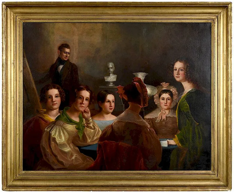 Bass Otis, The Artist with His Family, c. 1832, oil on canvas