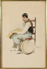 Black Boy Polishing Brass, Brunk Auctions 2018
