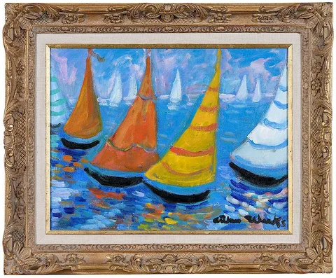 Arthur Weeks, Blue Afternoon, oil on canvas