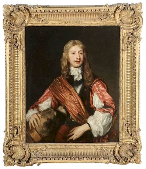 Sir Anthony Van Dyck, Thomas Killigrew (1612-1683), after the original held by the Weston Park Foundation (possibly a late 17th/early 18th century copy), oil on canvas