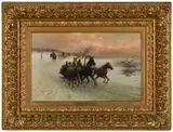 Jan Chełmiński, Napoleon Returning from Russia in a Troika