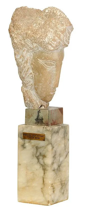 Jose de Creeft, Head, carved steatite stone