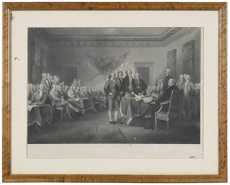 Waterman Ormsby, Engraver, 1876, mezzotint