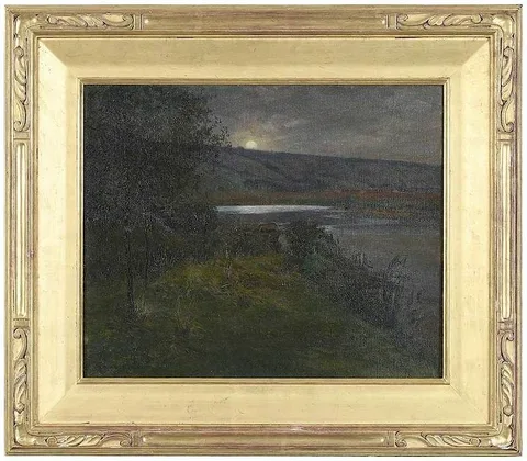 Walter L. Greene, Evening, Giverny, oil on canvas