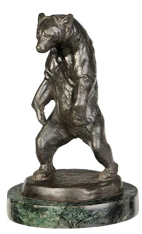 A Vagabond by Eli Harvey, patinated bronze, sold Sep 2018