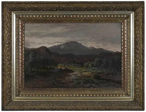 Charles Craig, Pikes Peak, oil on canvas