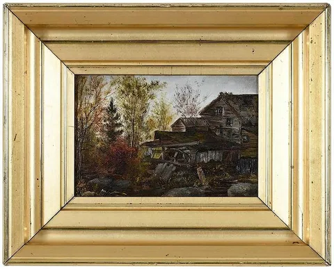 Edward Loyal Field, The Old Mill, Bethel, 1879, oil on canvas