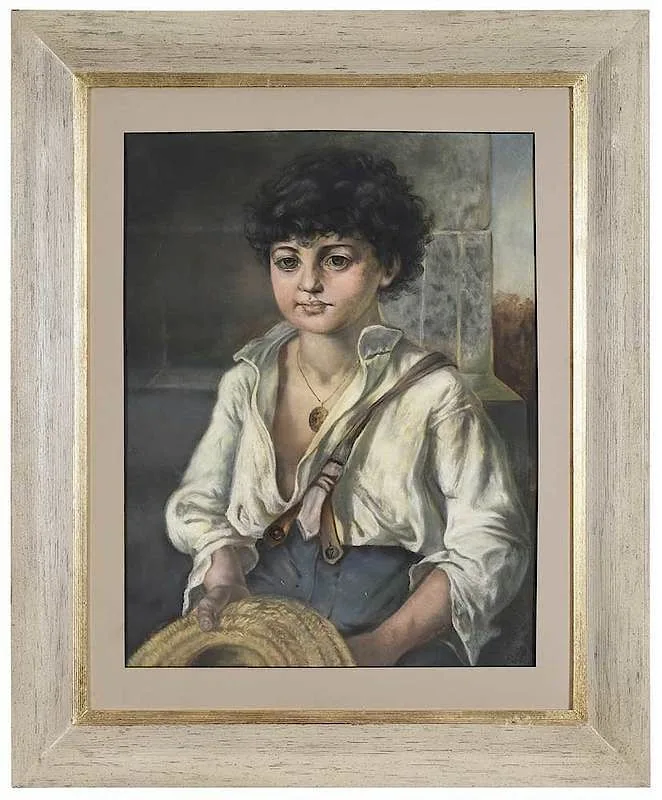 Bartolom‰Û_ Murillo, Boy with Hat, pastel on paper
