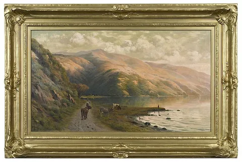 Thaddeus Welch, Along the Bolinas Shore, 1915, oil on canvas