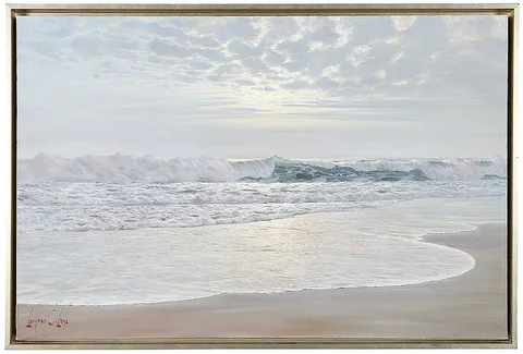 Leonard C. Lane, Late Afternoon, Florida Coast, oil on canvas