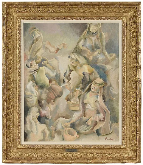 John Barber, Carrying Water, c. 1935, oil on canvas