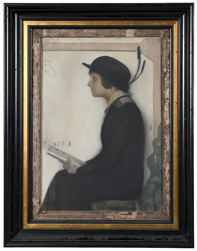 John Winstanley Breyfogle, The Understudy, pastel on paper