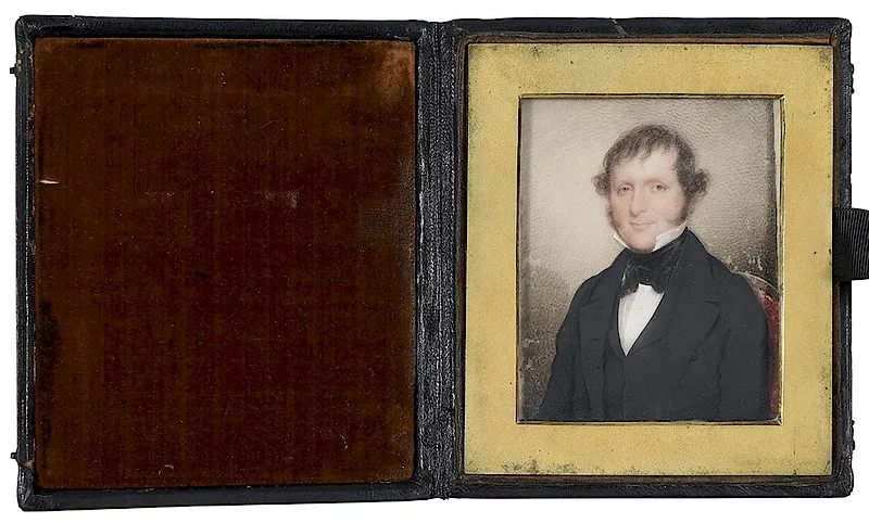 Charles A. Fraser, Charleston Miniature of Samuel Gaillard Barker, watercolor on ivory