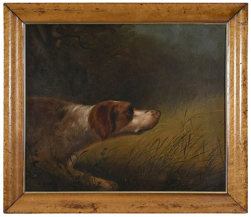 Robert Hume Lucas, On Point, oil on canvas