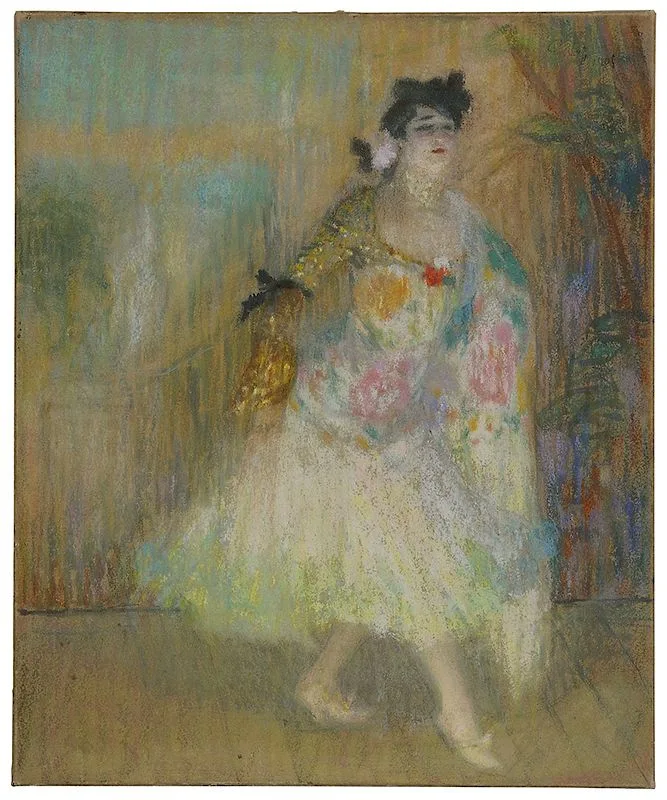 P. Ruiz, Spanish Dancer, 1905, pastel on paper laid on stretched linen