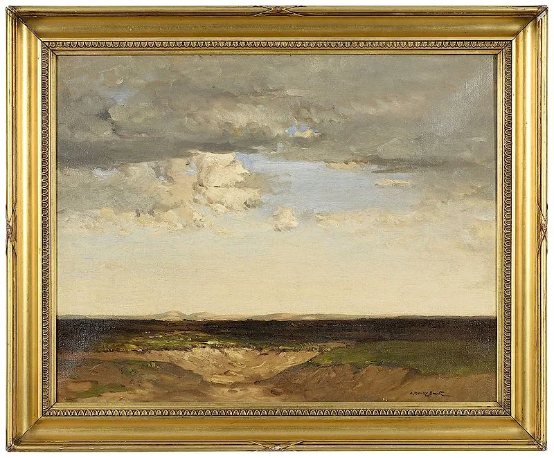 David Murray Smith, Panoramic Landscape, oil on canvas