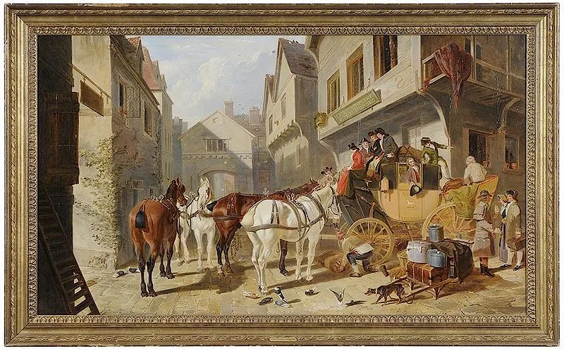 Sr. by John Frederick Herring, Sr., oil on canvas, sold May 2018