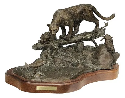 Lorenzo E. Ghiglieri, Mother's Pride, 1979, patinated bronze