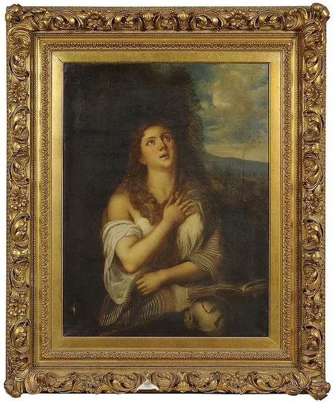 Titian, The Penitent Magdalene, oil on canvas
