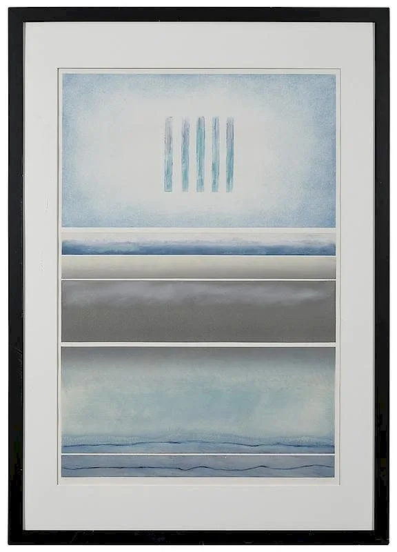 Yale Epstein, Mystikon III, AP edition, color etching
