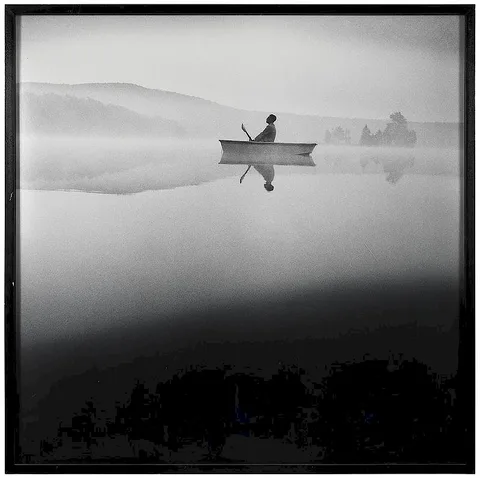 Kwong Chi Tseng, Lake Ninevah, Vermont, (Expedition Series), 1985, photograph