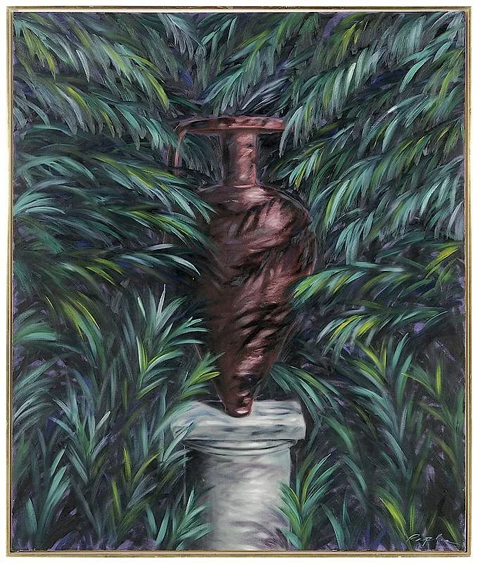Curtis Ripley, In the Garden, 1984, oil on canvas