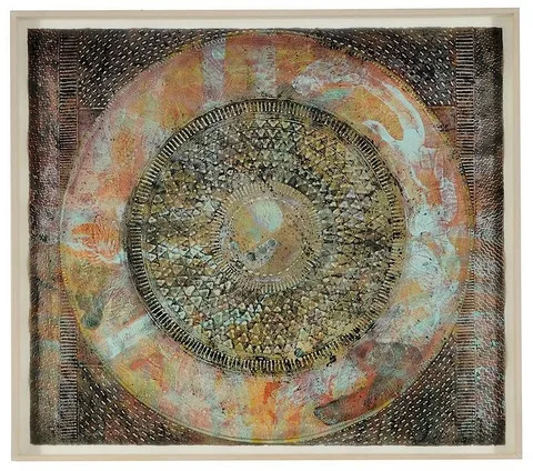Frank Faulkner, Proof 13, 1983, acrylic on embossed paper