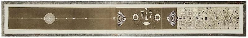 A Considerable Speck by Judy Pfaff, 1996, color etching on Crown Kozo paper, sold May 2018
