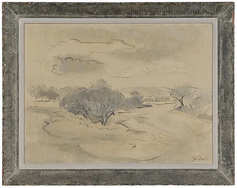 Joe Jones, Sand Split, 1947, oil on canvas
