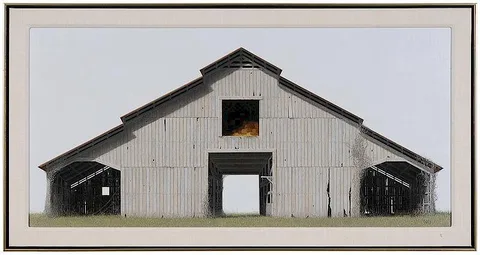 Ward Nichols, Barn, oil on canvas