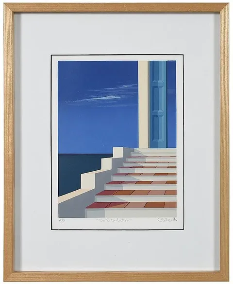 The Resolution, AP edition by Humberto Calzada, serigraph, sold May 2018