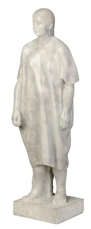 Felipe Casteneda, Standing Woman, marble