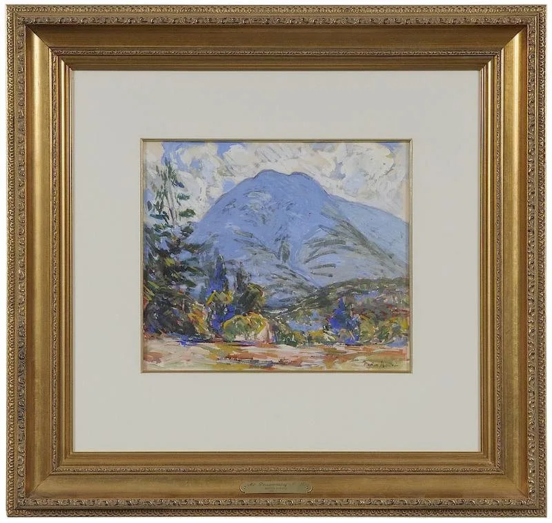 Marion Howard, Mount Passaconaway, New Hampshire, watercolor on paper