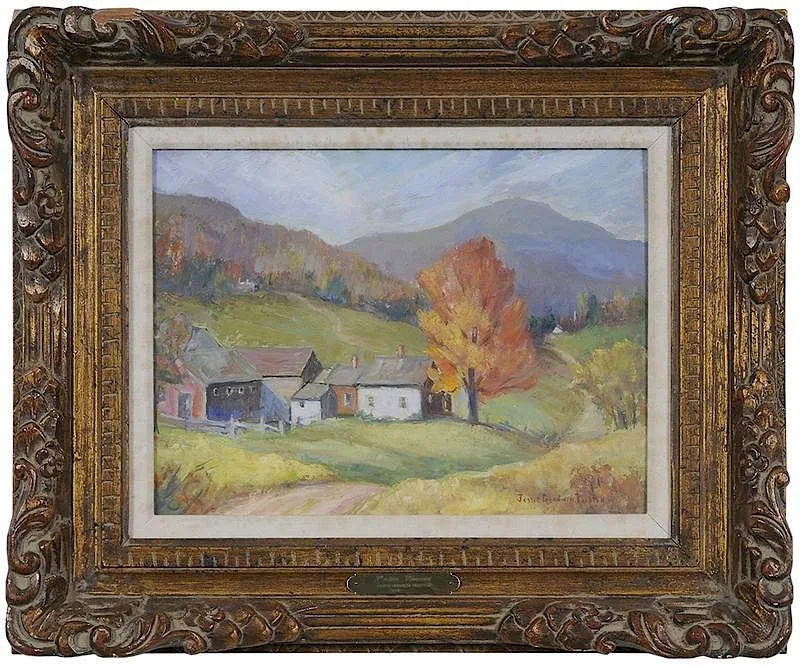 Jessie Goodwin Preston, Weston, Vermont, oil on canvas